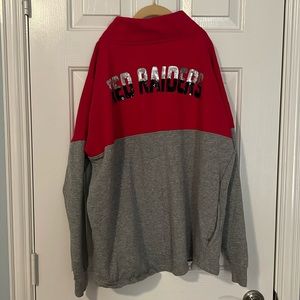 Sequin Texas Tech half snap